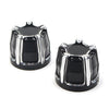 Harley Softail Touring Street Glide Aluminum Front Cut Axle Nut Cap Covers