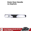 Outer Door Handle Keyhole Chrome Fits Ford Ranger Mazda BT-50 Pickup 2012-18 D06