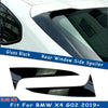 BMW X4 G02 Rear Window Spoiler Side Wing Covers (2019-2023)