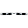 BMW 1 Series E82 E88 Gloss Black Front Bumper Side Spoiler Lip (08-13)