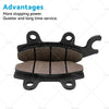 Honda CB125E CB 125E GLH125SH Front Rear Brake Pads (2010-2023)
