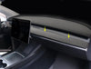Tesla Model Y Carbon Fiber Central Console Cover Trim (2020-2023)