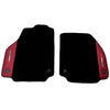 Ferrari 458 Italia with Bordeaux Nappa Leather Black Floor Mats (2010-2015)