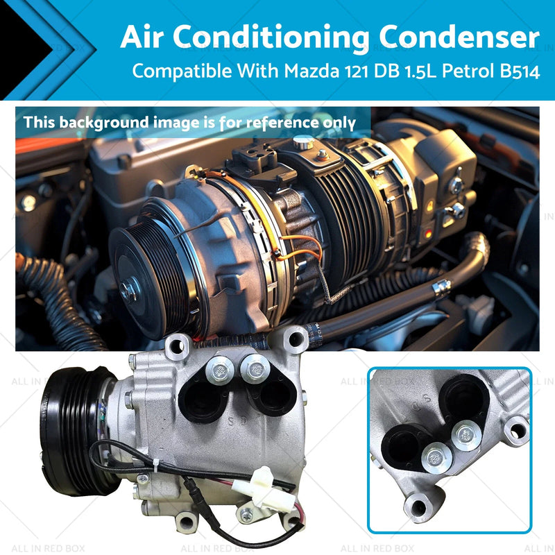 Mazda 121 DB 1.5L Petrol Air Conditioning Compressor (1994-1996)