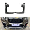 BMW X5M F95 2020-23 Real Carbon Fiber Front Bumper Side Air Vent Cover Trim