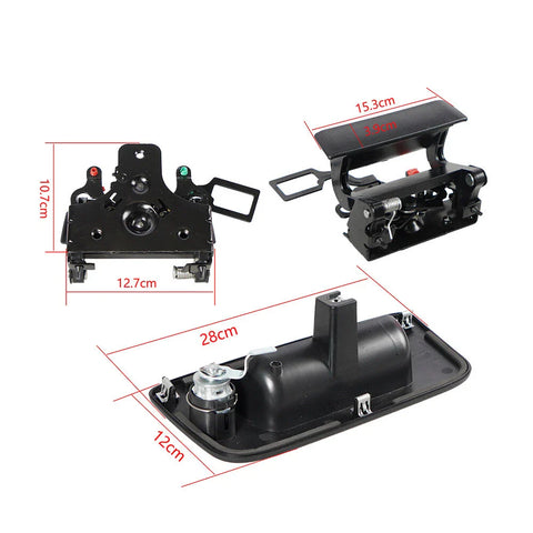 Chevrolet Silverado or GMC Sierra 2 x Tailgate Lock Kit (2007–2014)