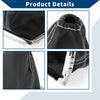Ford Focus Car Gear Shift Stick Gaiter Black White Leather (2005-2012)