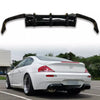 BMW E63 M6 Rear Bumper Diffuser Cover (2005-2011)