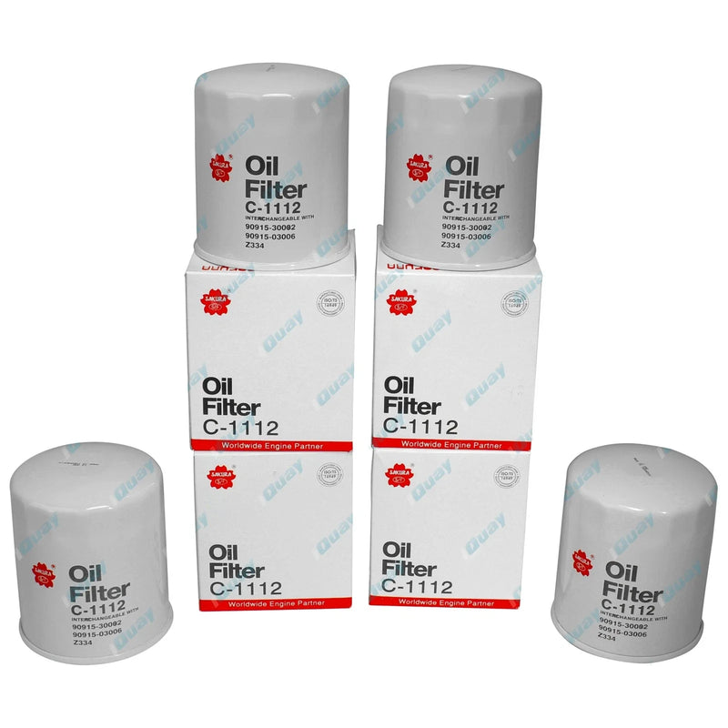 Toyota 1HZ 1HDT 4.2L 4 x Oil Filters (1990-2002)