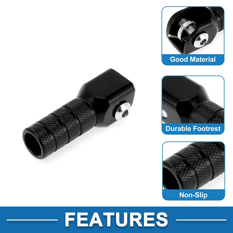 Suzuki RMZ Black Motorcycle Shifter Footrests Pegs