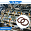 Oil Seal 90x120x12mm Brown 2 x Rotary Shaft Seal FKM Rubber