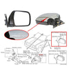 Toyota Hilux / 4Runner 1988-1997 Chrome Door Mirror x2