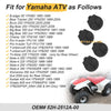 Yamaha Big Bear 250 350 Bruin 250 YFM250 YFM350 4PCS Front/Rear Wheel Caps