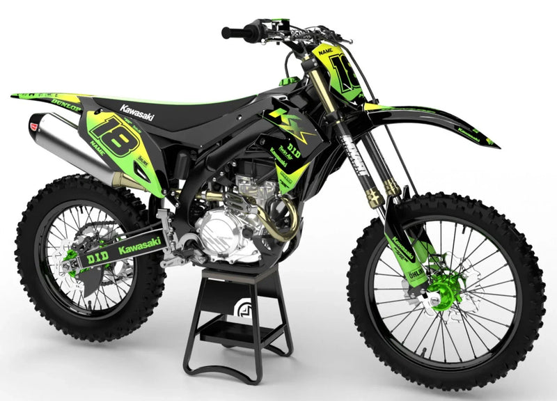 Kawasaki KX 65 Custom Decal Kit Heavy Style