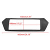Corvette C8 Carbon Fiber Rear License Plate Frame Trim (2020-2024)
