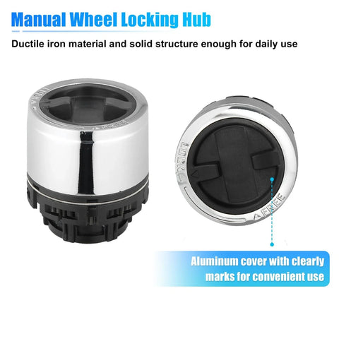 Ford Explorer, Ranger, Mazda B 2 x Front Wheel Locking Hubs