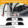 Toyota Corolla Gloss Black Interior Door Handle Bowl Cover Trim (2019-2025)