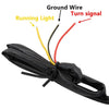 Harley LED Rear Turn Signal Light Lamp Orange Lens