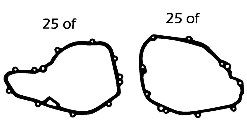 Kawasaki KLR650 KL650 Inner Clutch / Stator Gasket 25 Pack (1996–2018)