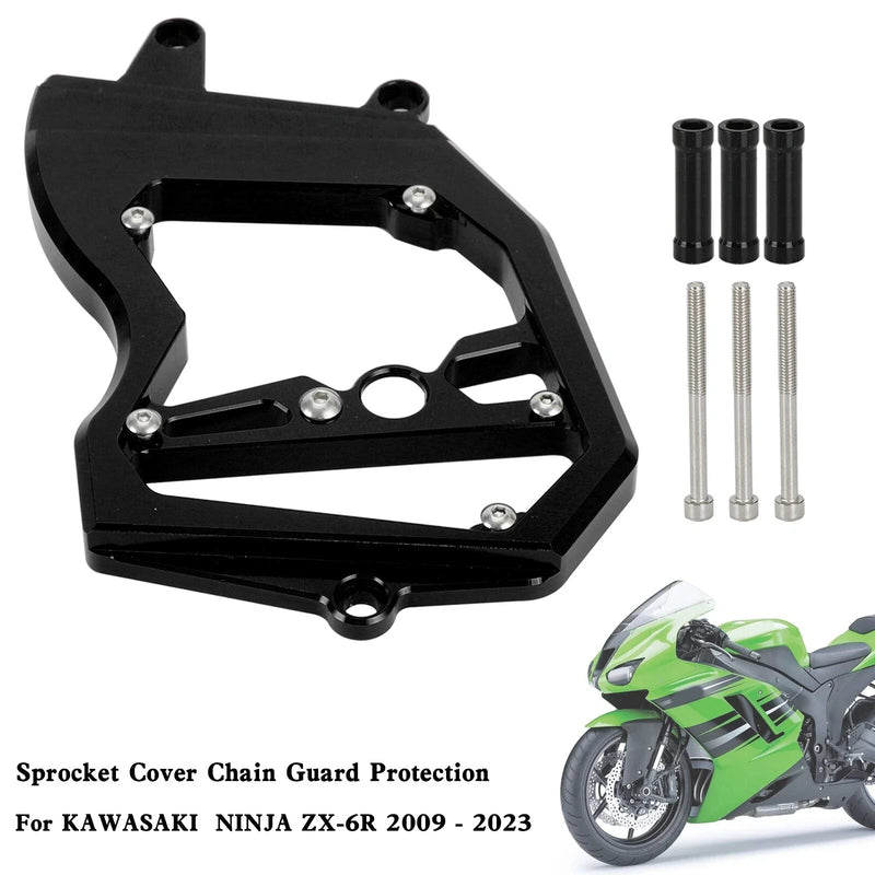 Kawasaki Ninja ZX-6R (2009-2023) Black Sprocket Cover