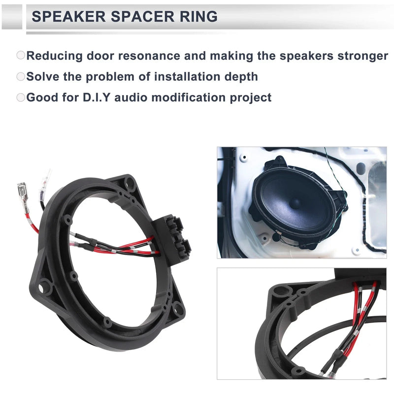 BMW 3.5" Midrange Speakers Speaker Spacer Rings
