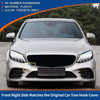 Mercedes-Benz Front Car Bumper (2019-2023) - Tenorite Grey Tow Hook Cover