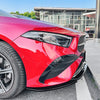 Mercedes Benz A Class W177 Gloss Black Front Bumper Spoiler Lip (2023)