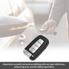 Hyundai Sonata (2011-2015) Black Silver Tone 4 Button Key Fob Shell Case