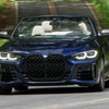 BMW 4 Series G22 G23 2021-2023 Gloss Black Front Bumper Kidney Grill