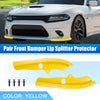 Dodge Challenger Front Bumper Lip Splitter Protector Yellow (2015-2023)
