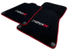 McLaren 720S (2017-2022) - 2 x Carpets with Red Trim Black Tailored Floor Mats Set