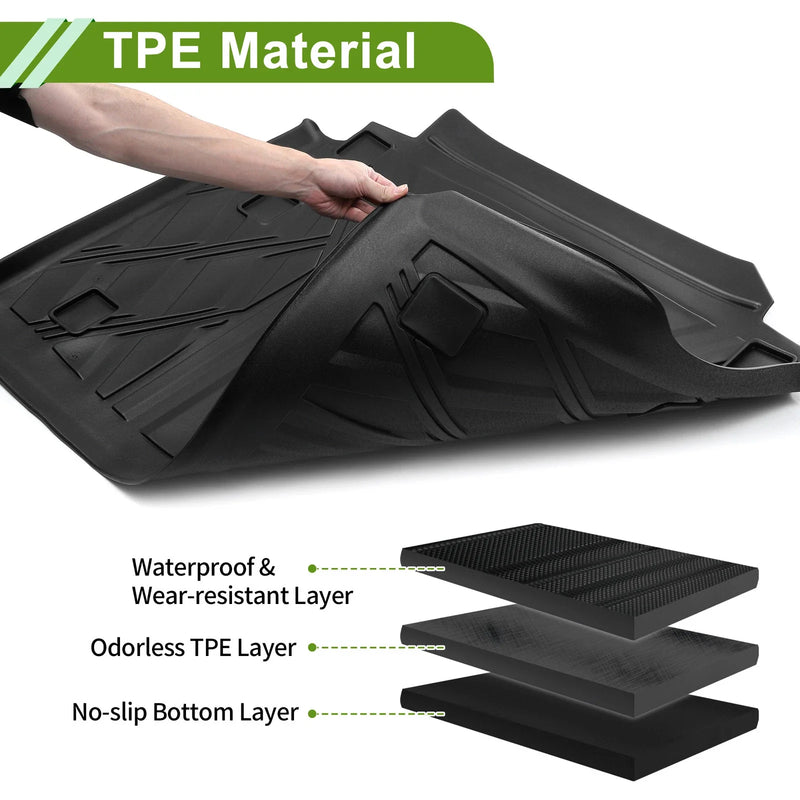 Jeep Wrangler JL 5 Seats Cargo Liner Rear Trunk Mat (2018-2024)