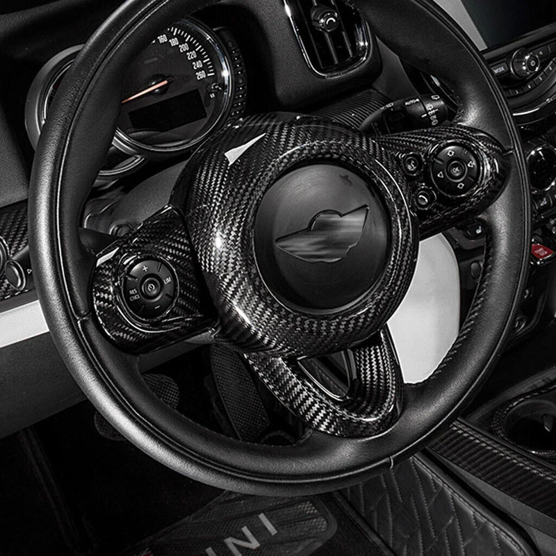 Mini Cooper F54 F55 F56 F57 F60 100%Carbon Fiber Steering Wheel Center Trim
