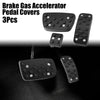 Toyota Camry 3 x Car Brake Gas Accelerator Pedal Covers (2012-2017)