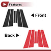 Nissan Almera / Sunny / Versa (2007-2012) Black Door Pillar Window Trim