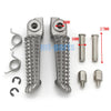 Yamaha YZF R6S YZF600 Silver Front Footrest Pegs (2003-2009)