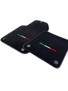 Ferrari 612 Scaglietti Italian Edition Black Floor Mats (2004-2011)
