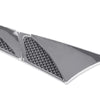 2 x Plastic Car Airflow Fender Side Vent Stickers