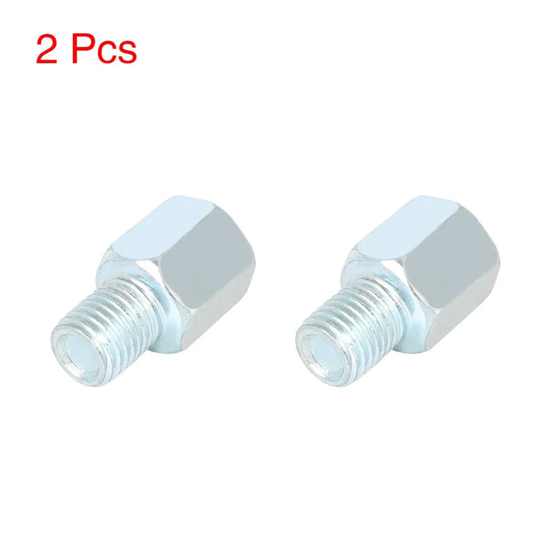 Motorcycle Bike 2 x 8mm RH to 10mm LH Rearview Mirrors Adapter