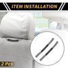 Jeep Wrangler (2011-2023) Gray 2 x Headrest Grab Handles