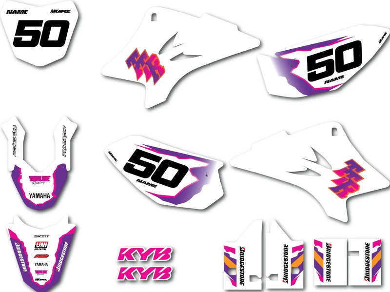 Yamaha TTR 50 Custom Graphics Decals