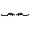 Suzuki GSXR600 GSXR750 GSXR1000 Black Extendable Brake Clutch Levers (06-10)