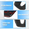 Kia Carbon Fiber Pattern Black Interior Steering Wheel Covers