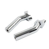 Harley Dyna Softail Sportster 6" CNC Pullback Handlebar Risers Chrome
