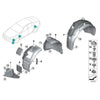 BMW 5–8 Series Wheel Mudguards Position Bulb Covers