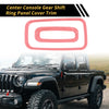 Jeep Wrangler Center Console Gear Shift Ring Panel Cover Trim (2007-2018)