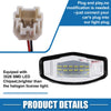 Acura White LED License Plate Light Assembly (2016-2020)