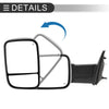 Dodge Ram 1500 with Turn Signal Light Black 2 x Tow Mirrors (2009-2018)