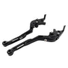 BMW R1200GS R1250GS CNC Black Extendable Brake Clutch Levers (2013-2020)