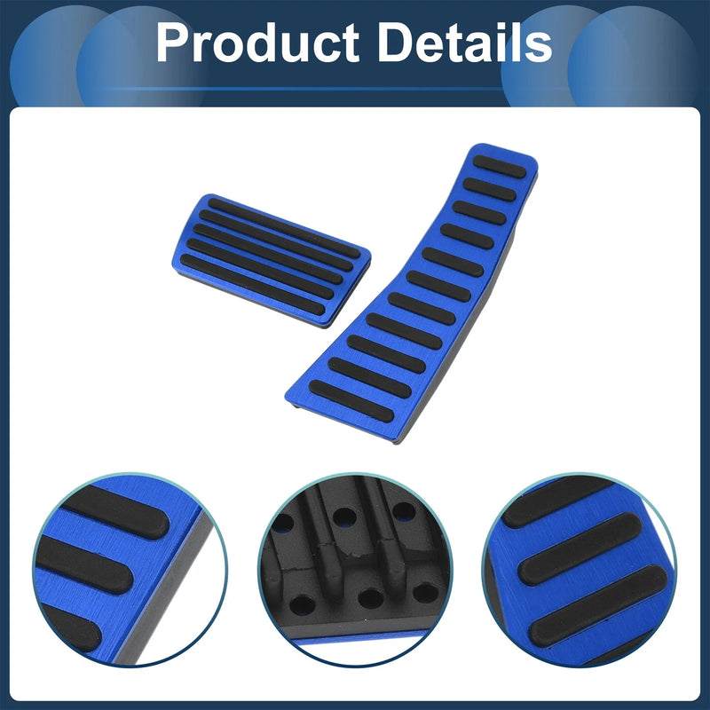 Honda Civic (2006-2009) Blue 2 x Foot Accelerator Pedal Covers